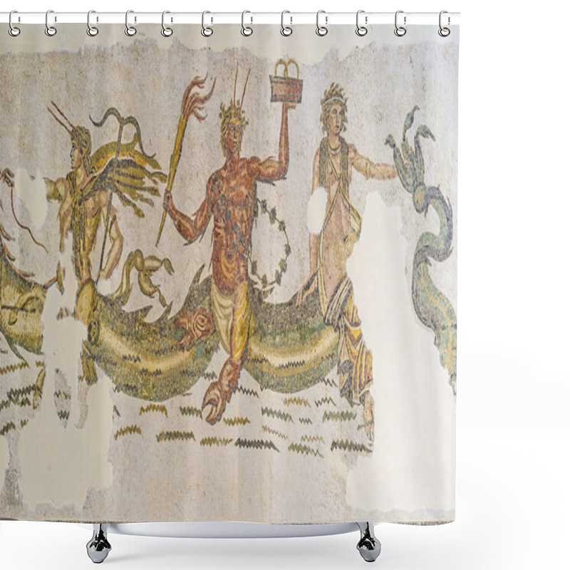 Personality  The Ancient Ichthyocentaurs In Bardo Museum Shower Curtains