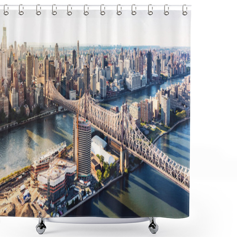 Personality  Queensboro Bridge Over The East River In New York City Shower Curtains