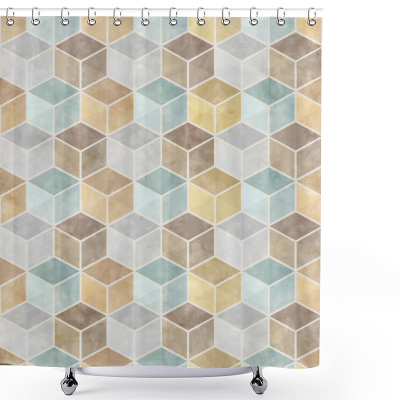 Personality  Vector Abstract Seamless Texture Background. Shower Curtains