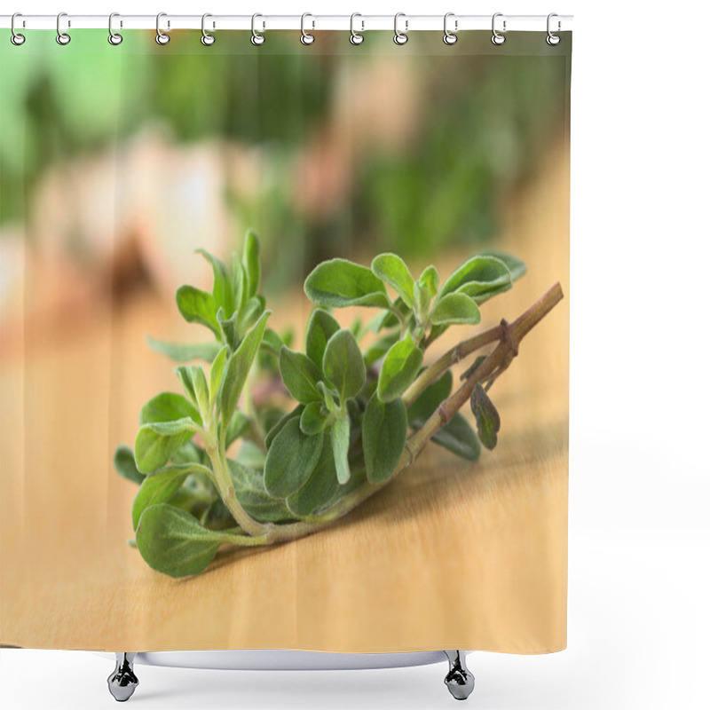 Personality  Marjoram Twig Shower Curtains