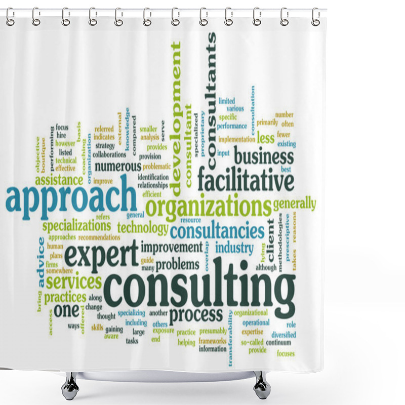 Personality  Management Consulting Shower Curtains