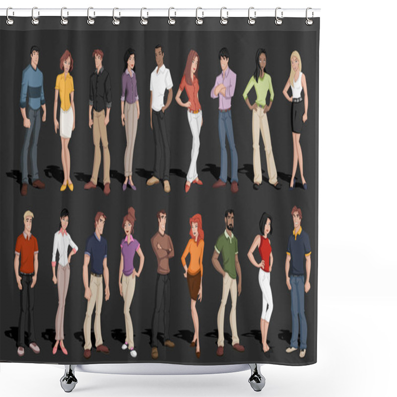 Personality  Business Shower Curtains