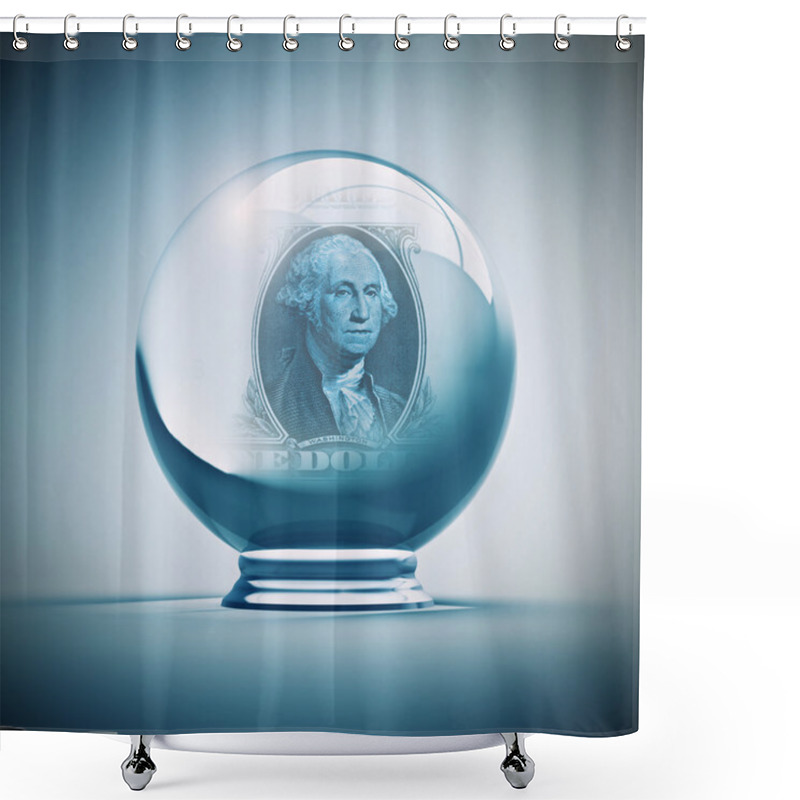 Personality  Dollar Future Shower Curtains