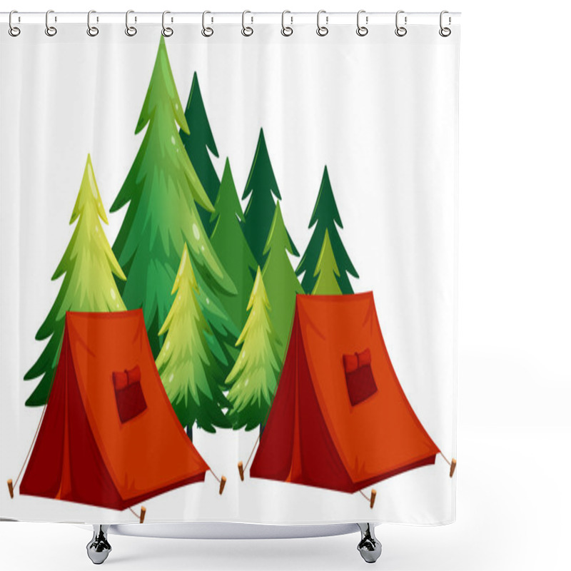 Personality  Tents Shower Curtains