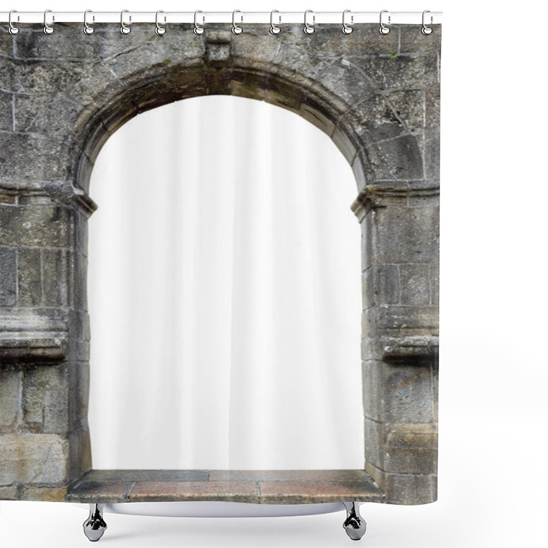 Personality  Stone Gate Shower Curtains