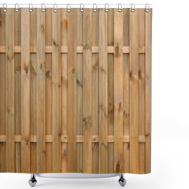 Personality  Wooden Fence Shower Curtains