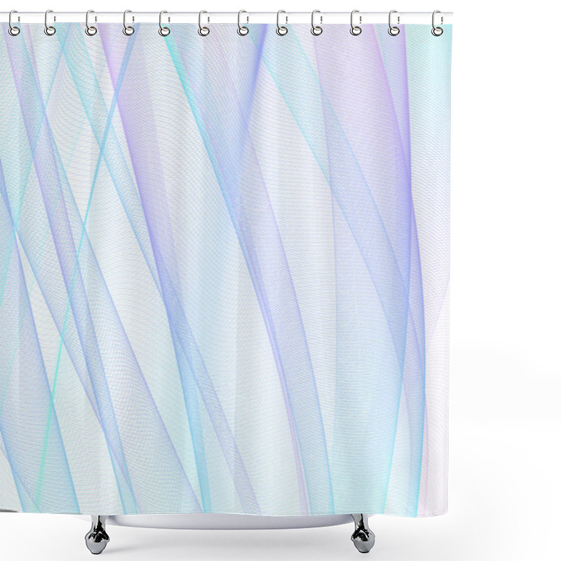 Personality  Abstract Grid Lines, Vector Shower Curtains