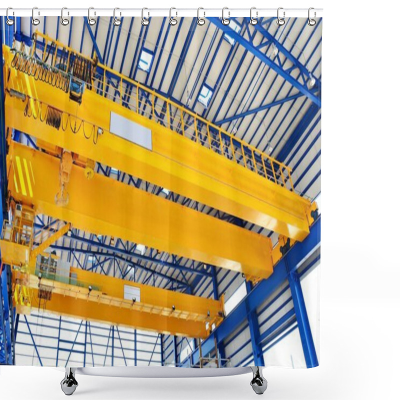 Personality  Factory Overhead Crane Shower Curtains