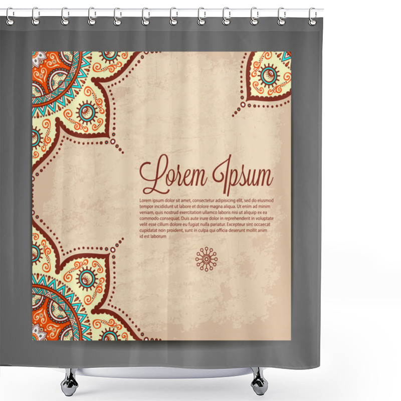 Personality  Wedding Invitation Card Shower Curtains