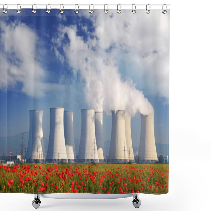 Personality  Nuclear Power Plant Shower Curtains