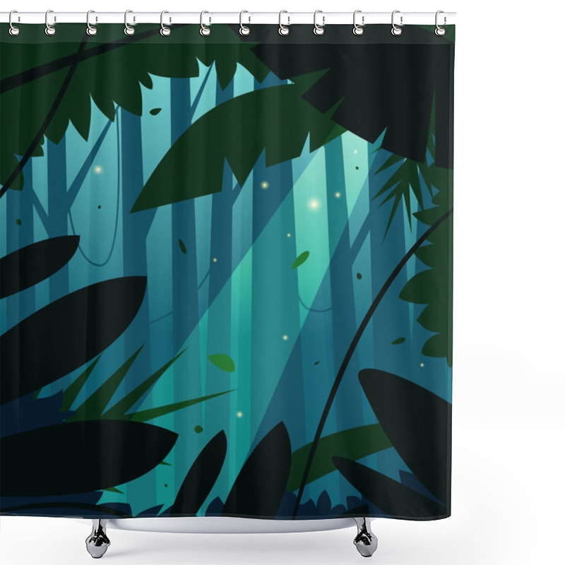 Personality  The Jungle Shower Curtains