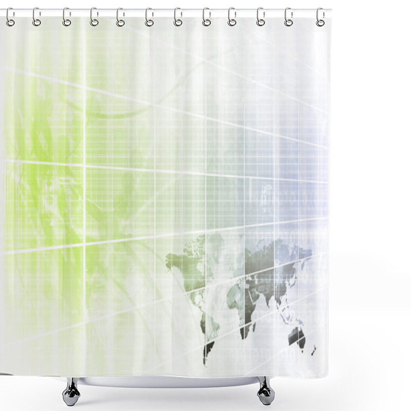 Personality  Security Network Shower Curtains