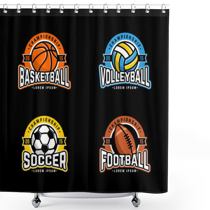 Personality  SportBadge Shower Curtains