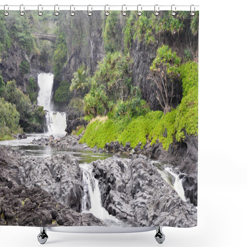 Personality  Seven Sacred Pools, Maui Shower Curtains