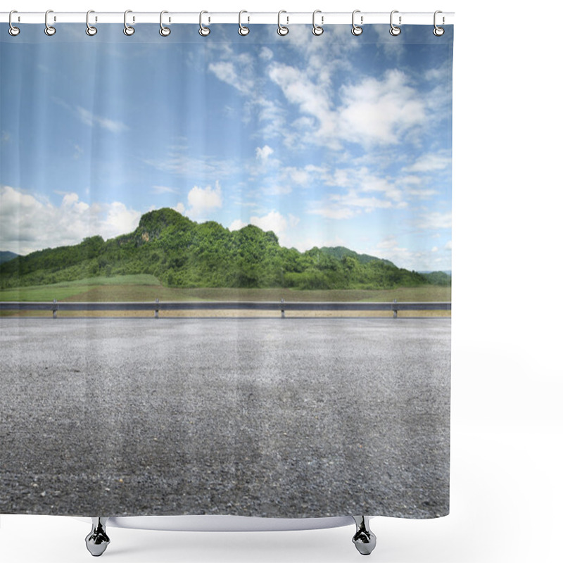 Personality   Road Side Shower Curtains