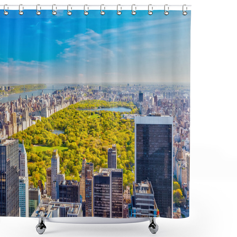 Personality  View On Central Park, New York Shower Curtains