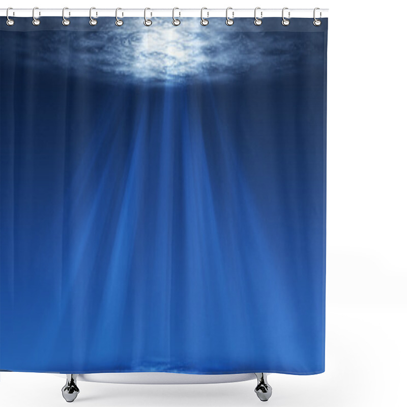 Personality  Underwater Shower Curtains