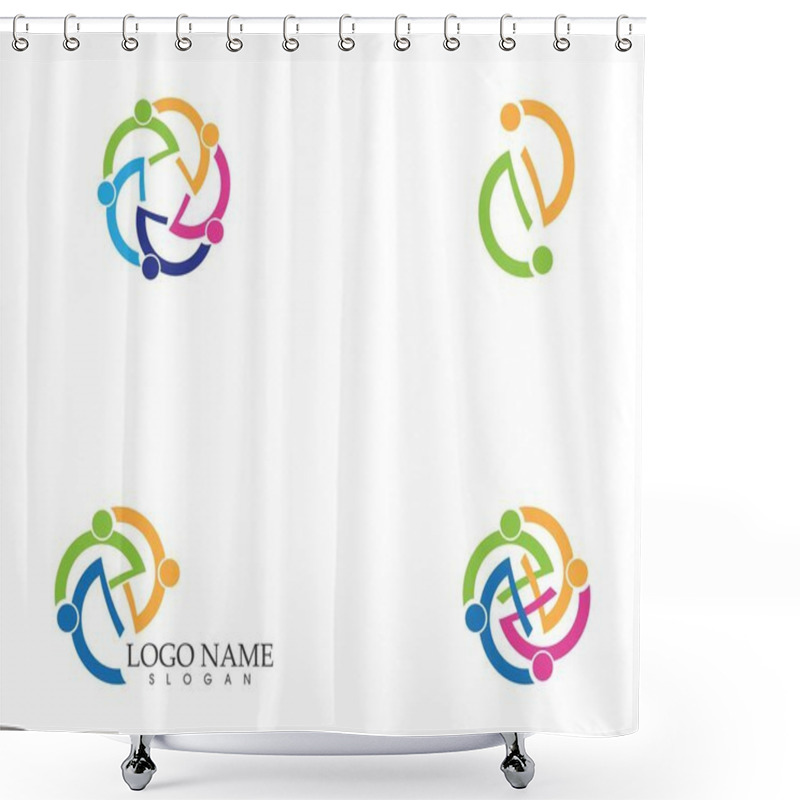 Personality  Community Care Health Logo Shower Curtains