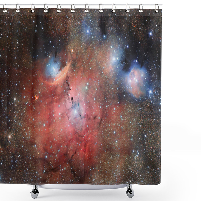 Personality  Sharpless 29 In Constellation Sagittarius, A Cosmic Stellar Nursery. Shower Curtains