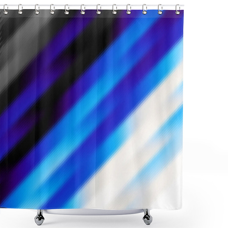 Personality  Blurred Background. Geometric Abstract Pattern In Low Poly Style. Diagonal Strips Pattern. Vector Image. Shower Curtains