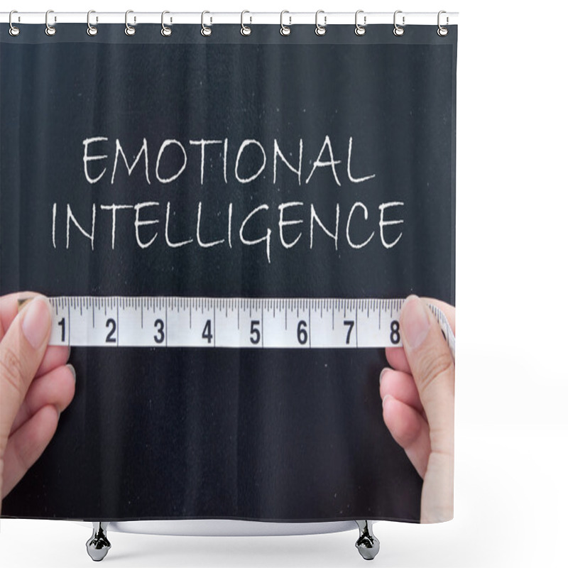 Personality  Measuring Emotional Intelligence Concept Shower Curtains