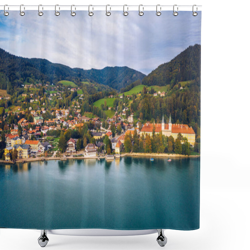 Personality  Tegernsee, Germany. Lake Tegernsee In Rottach-Egern (Bavaria), G Shower Curtains