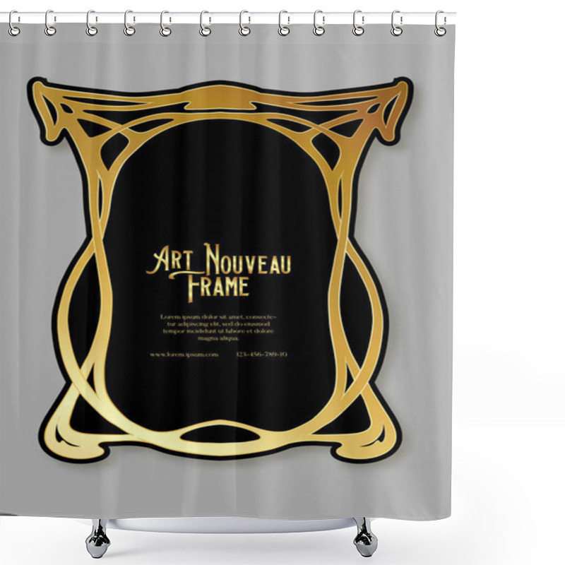 Personality  Frame An 2 Zz Shower Curtains