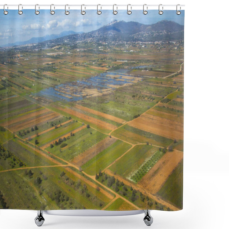 Personality  Beautiful Landscape Of The Greece Shower Curtains