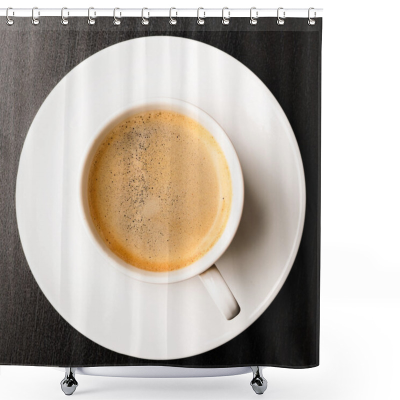 Personality  Cup Of Fresh Espresso Shower Curtains