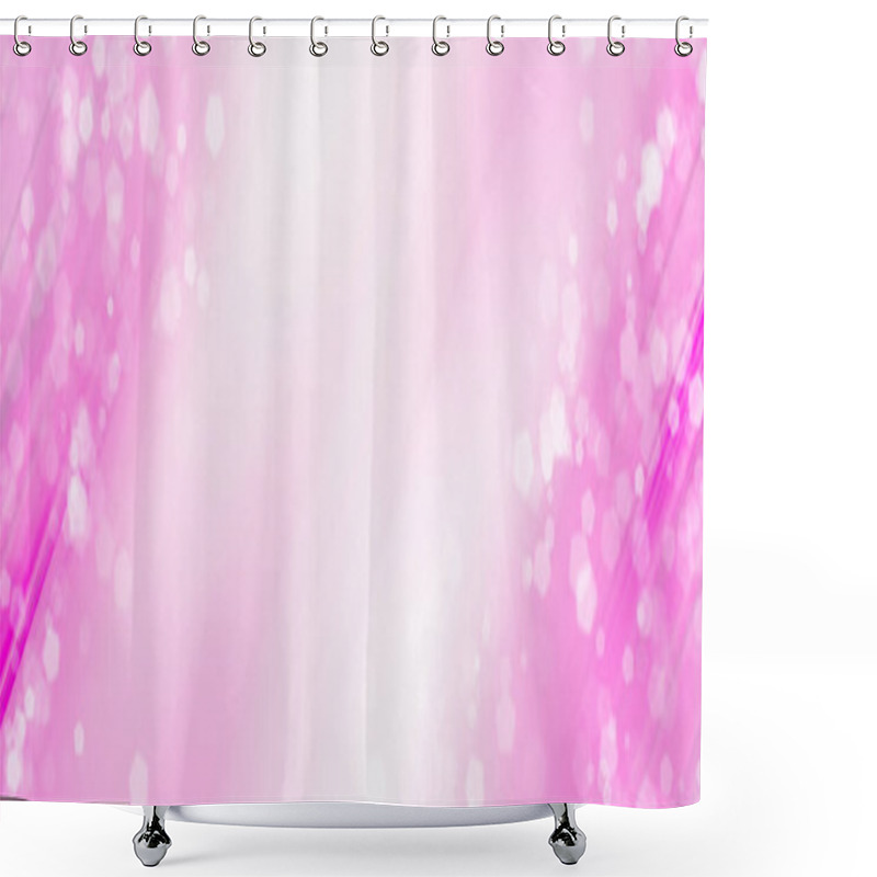 Personality  An Illustration Of An Abstract Pink Background Shower Curtains