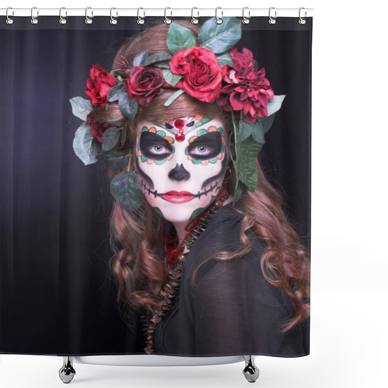 Personality  Santa Muerte. Shower Curtains