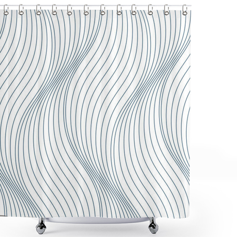 Personality  Grayscale Seamless Pattern  Shower Curtains