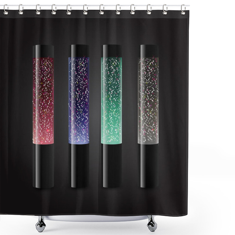 Personality  Independence Day Postcard Design Shower Curtains