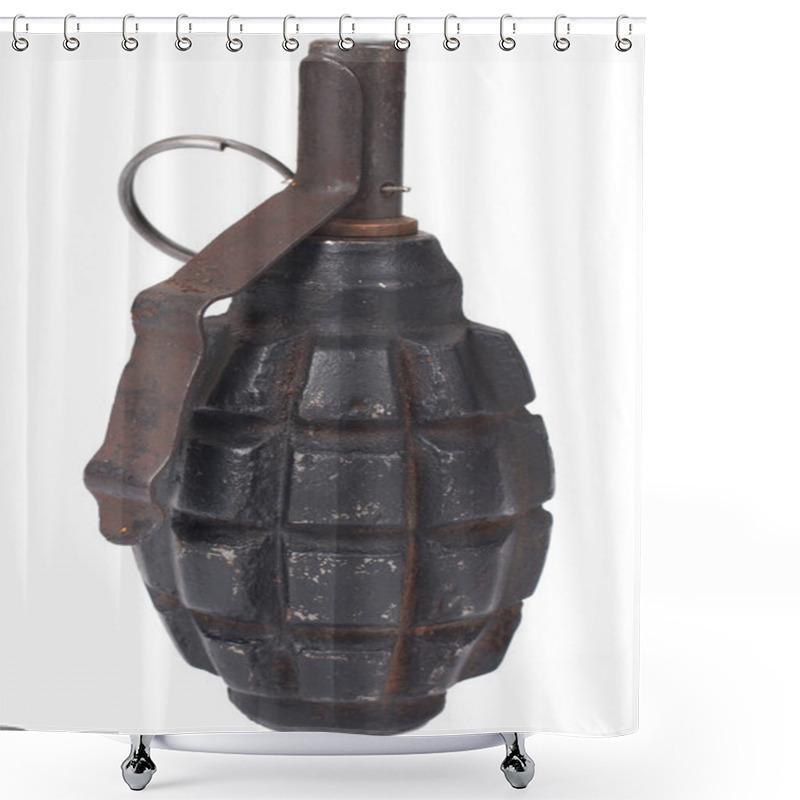 Personality  WW2 Soviet Red Army Hand Grenade Shower Curtains