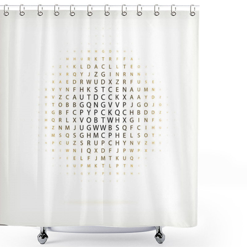 Personality  Halftone Background For Text Template Shower Curtains