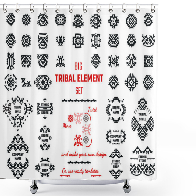 Personality  Ethnic Style Element Shower Curtains