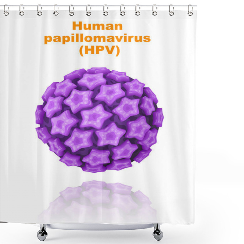 Personality  Human Papillomavirus (HPV). Shower Curtains