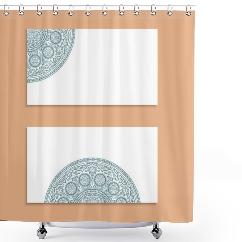 Personality  Cards In Eastern Style  Shower Curtains