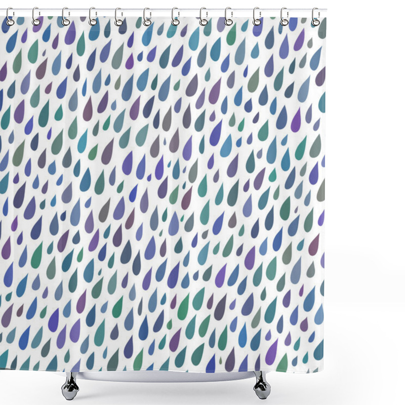 Personality  Rainy Day Pattern. Shower Curtains