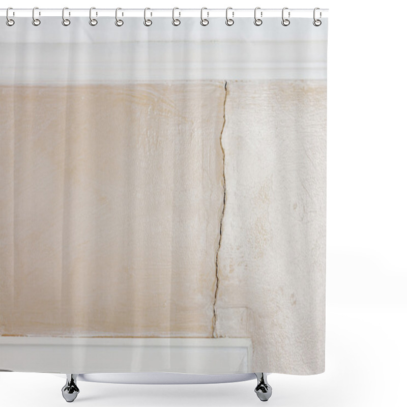 Personality  Interior Wall Damage Shower Curtains