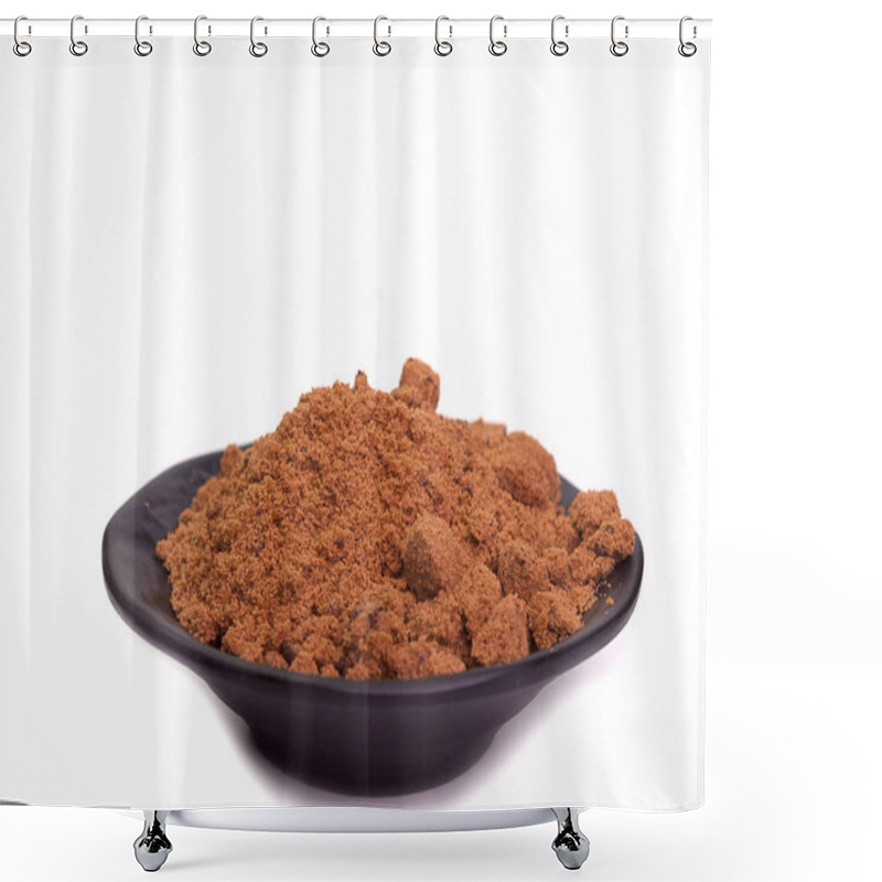 Personality  Brown Sugar In Bowl Shower Curtains