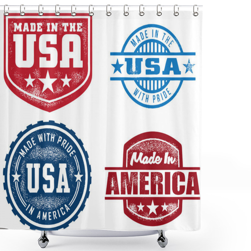 Personality  Made In The USA Collection Shower Curtains