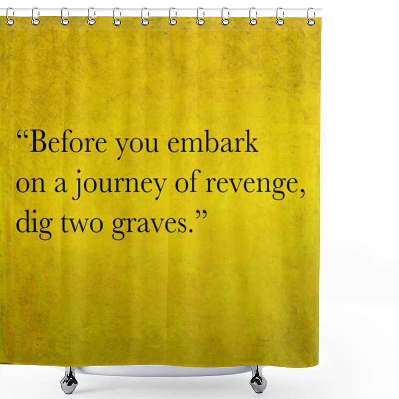 Personality  Inspirational Quote By Confucius Shower Curtains