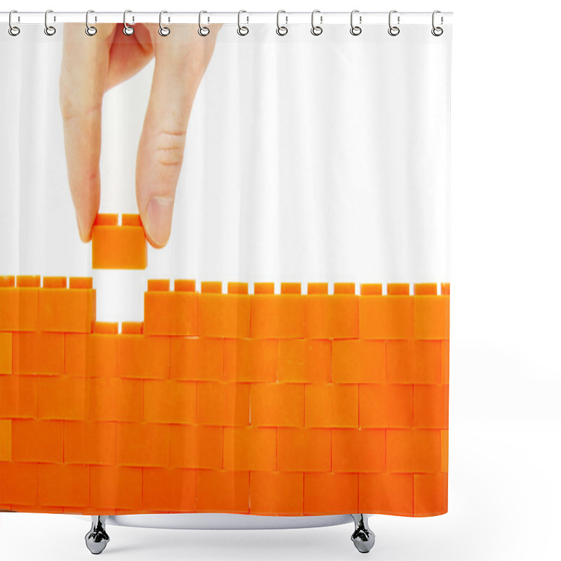 Personality  Compleeting The Wall Shower Curtains