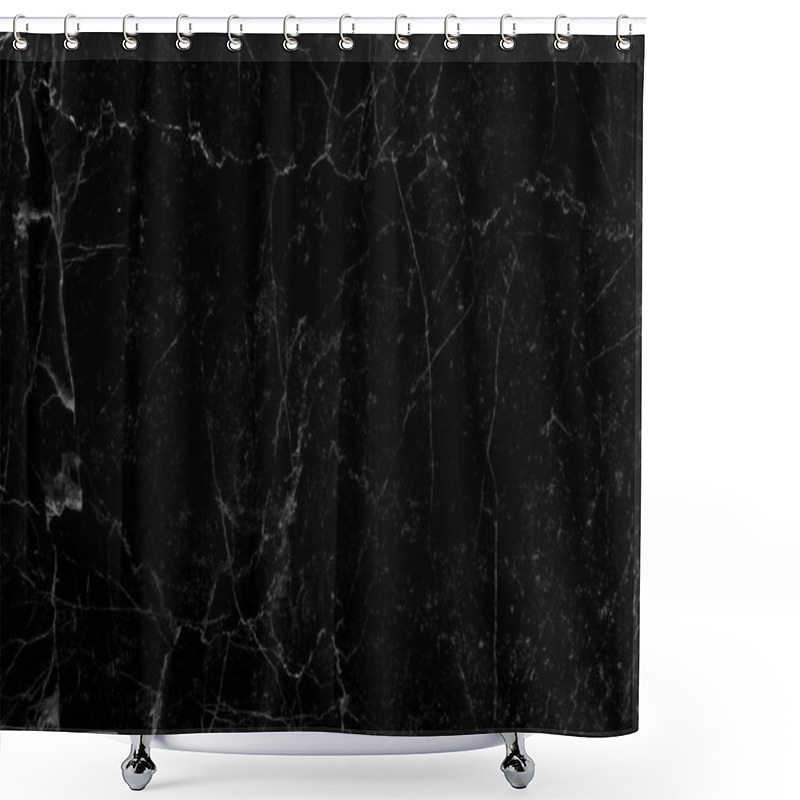 Personality  Black Marble Surface Background  Shower Curtains