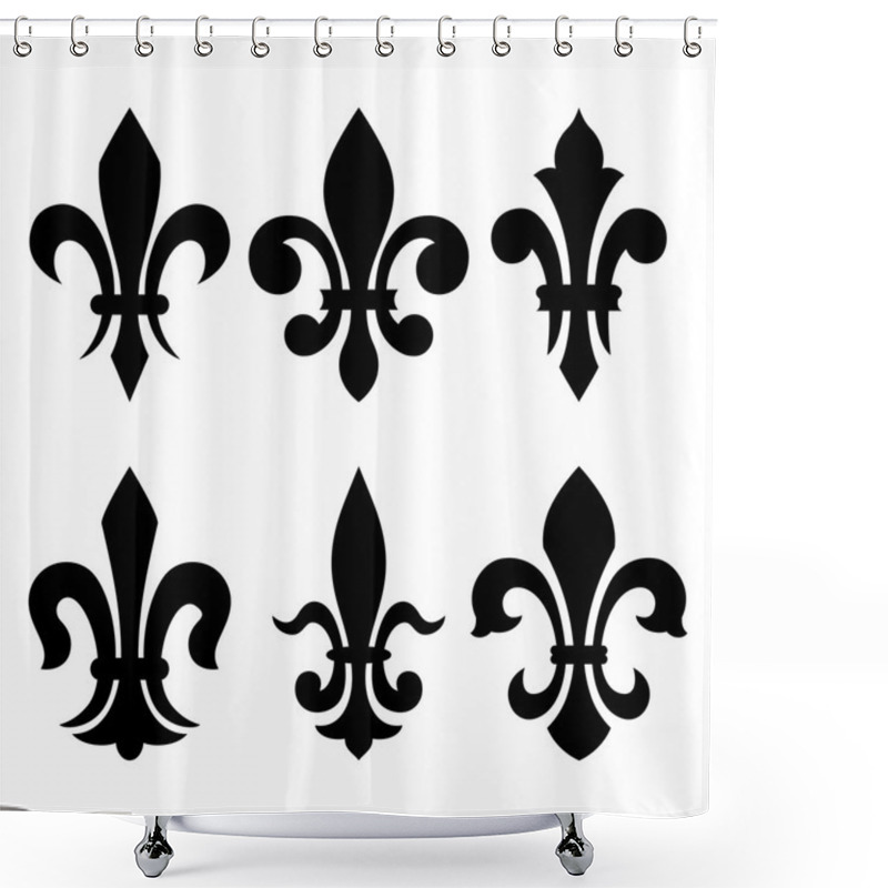 Personality  Heraldic Symbols (fleur De Lis) Shower Curtains