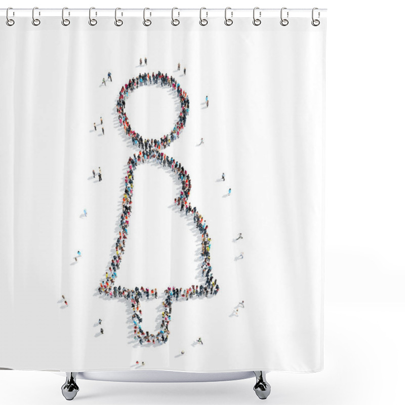 Personality  People Shape  Pregnant Woman Shower Curtains