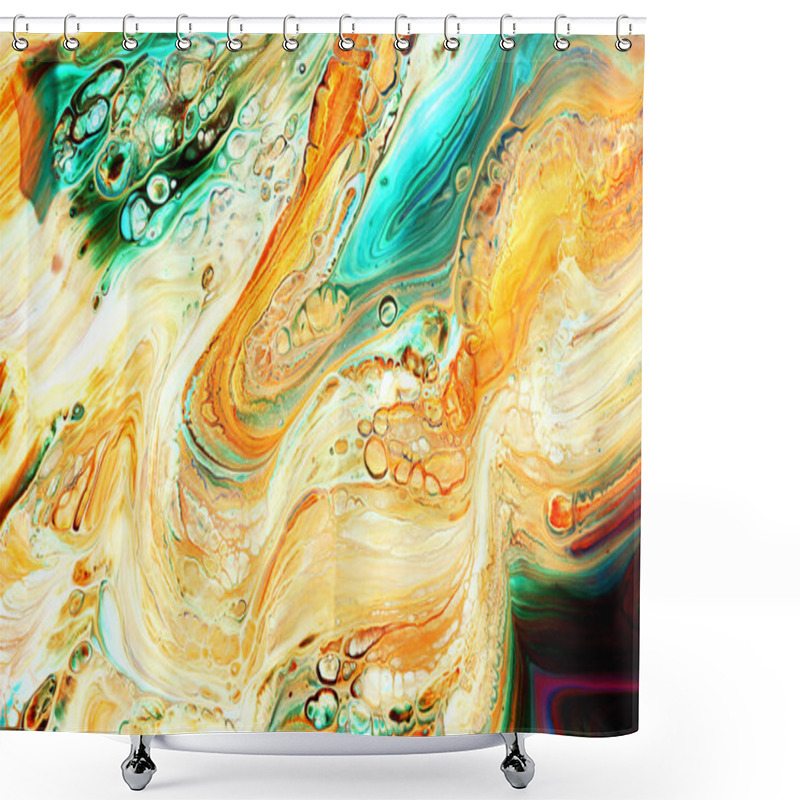 Personality  Abstract Paint Background Shower Curtains