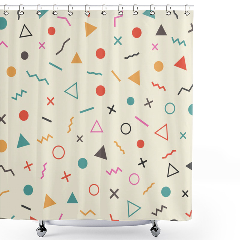 Personality  Retro Hipster Pattern Shower Curtains