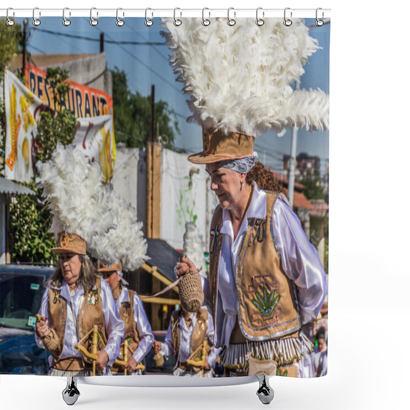 Personality  Traditional Matachin Mexican Religious Dancers Shower Curtains